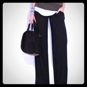 NWT Make an offer NY & Co wide leg black pants